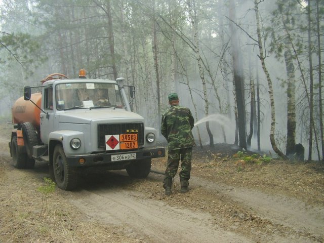 Заводчане на пожарах 2010 года